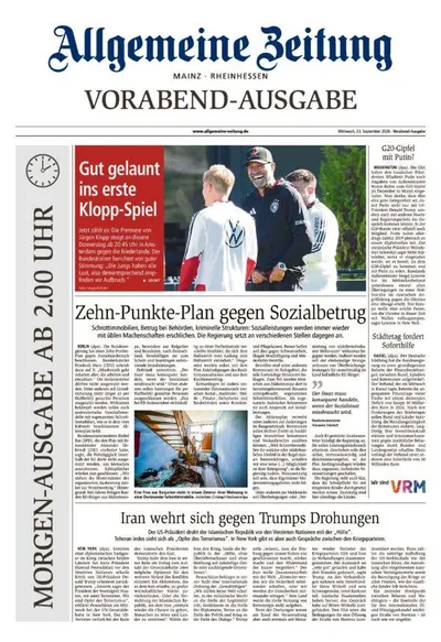 Allgemeine Zeitung Mainz - Rheinhessen