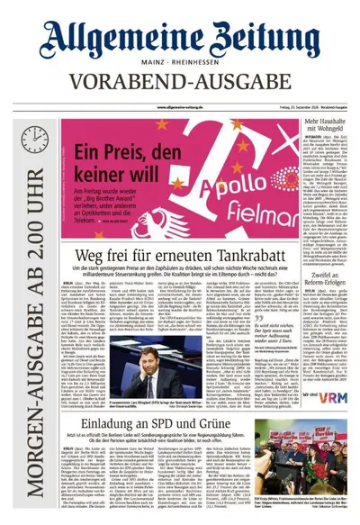 Allgemeine Zeitung Mainz - Rheinhessen