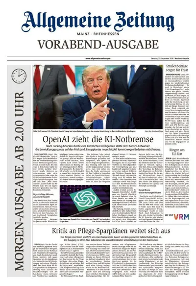 Allgemeine Zeitung Mainz - Rheinhessen