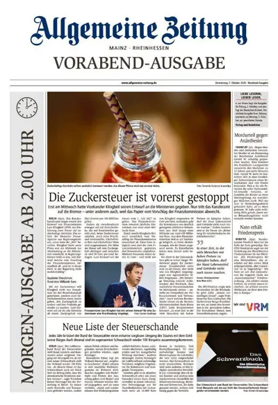 Allgemeine Zeitung Mainz - Rheinhessen