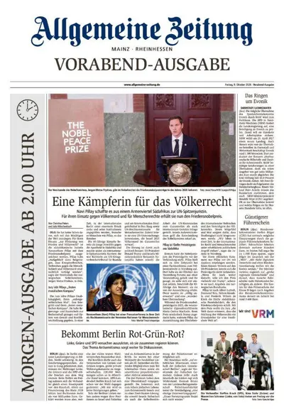 Allgemeine Zeitung Mainz - Rheinhessen