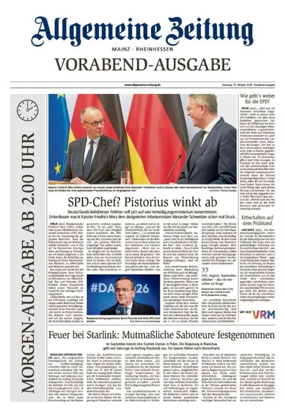 Allgemeine Zeitung Mainz - Rheinhessen