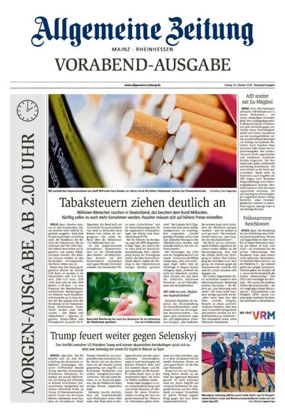 Allgemeine Zeitung Mainz - Rheinhessen