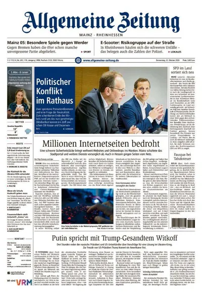 Allgemeine Zeitung Mainz - Rheinhessen