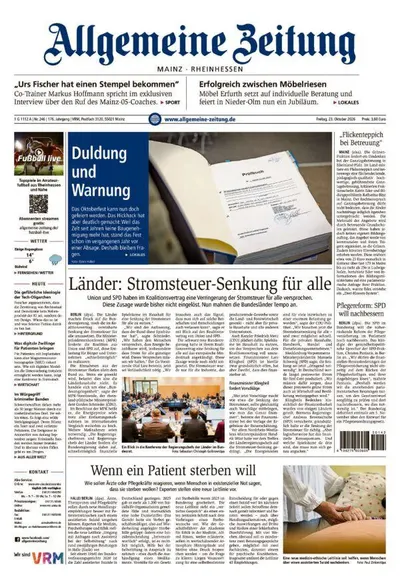 Allgemeine Zeitung Mainz - Rheinhessen