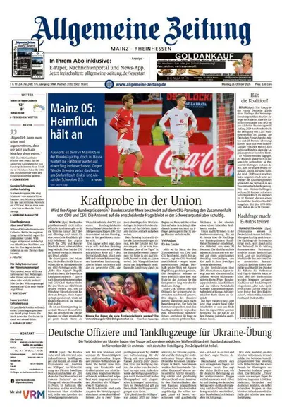 Allgemeine Zeitung Mainz - Rheinhessen