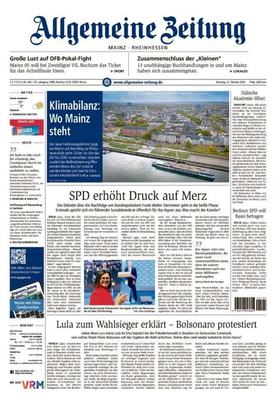 Allgemeine Zeitung Mainz - Rheinhessen