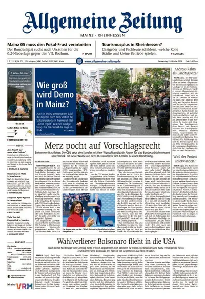 Allgemeine Zeitung Mainz - Rheinhessen