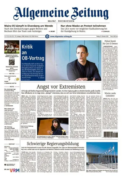 Allgemeine Zeitung Mainz - Rheinhessen